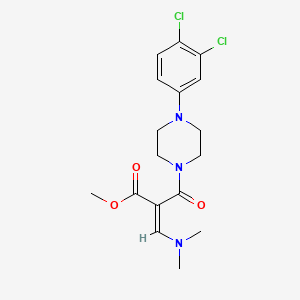 Methyl 2-{[4-(3,4-dichlorophenyl)piperazino]carbonyl}-3-(dimethylamino)acrylate