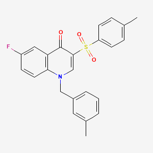 6-fluoro-1-(3-methylbenzyl)-3-tosylquinolin-4(1H)-one