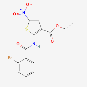 Ethyl 2-(2-bromobenzamido)-5-nitrothiophene-3-carboxylate