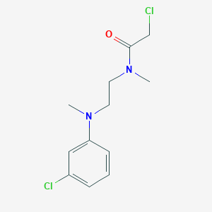 2-Chloro-N-[2-(3-chloro-N-methylanilino)ethyl]-N-methylacetamide