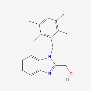 [1-(2,3,5,6-Tetramethyl-benzyl)-1H-benzoimidazol-2-yl]-methanol
