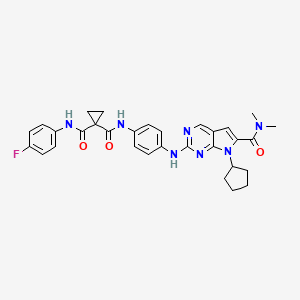 molecular formula C31H32FN7O3 B2889922 Cdk9-IN-8 CAS No. 2105956-51-0