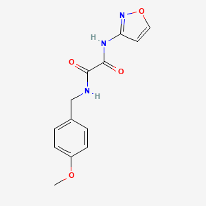 molecular formula C13H13N3O4 B2889935 N1-(异恶唑-3-基)-N2-(4-甲氧基苄基)草酰胺 CAS No. 941921-43-3