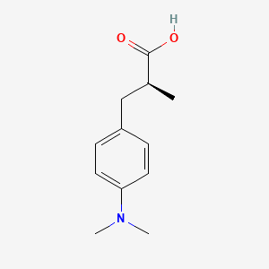 molecular formula C12H17NO2 B2889949 (2S)-3-[4-(Dimethylamino)phenyl]-2-methylpropanoic acid CAS No. 2248201-11-6