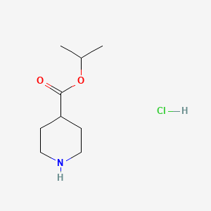 molecular formula C9H18ClNO2 B2889950 Propan-2-yl piperidine-4-carboxylate hydrochloride CAS No. 151562-99-1