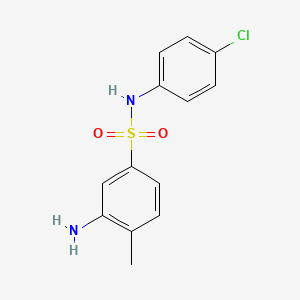 3-Amino-N-(4-chloro-phenyl)-4-methyl-benzenesulfonamide