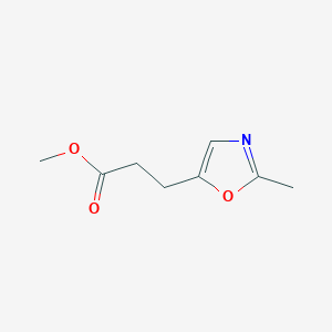 Methyl 3-(2-methyl-1,3-oxazol-5-yl)propanoate