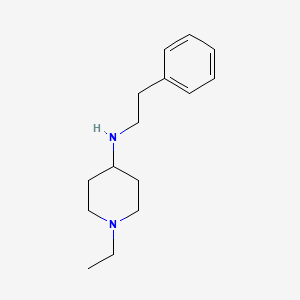 molecular formula C15H24N2 B2890003 1-ethyl-N-phenethylpiperidin-4-amine CAS No. 415970-27-3