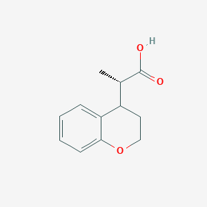 (2S)-2-(3,4-Dihydro-2H-chromen-4-yl)propanoic acid