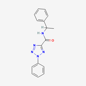 2-phenyl-N-(1-phenylethyl)-2H-tetrazole-5-carboxamide