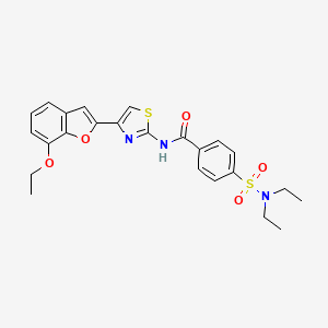 4-(N,N-diethylsulfamoyl)-N-(4-(7-ethoxybenzofuran-2-yl)thiazol-2-yl)benzamide