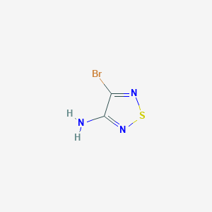 molecular formula C2H2BrN3S B2890051 4-溴-1,2,5-噻二唑-3-胺 CAS No. 27589-56-6