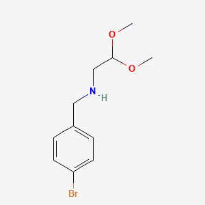 molecular formula C11H16BrNO2 B2890067 N-(4-Bromobenzyl)-2,2-dimethoxyethanamine CAS No. 1036378-89-8