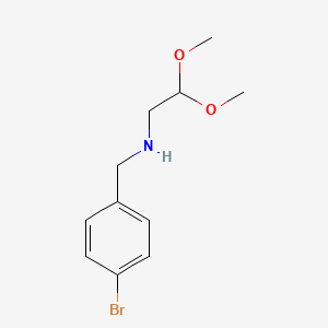 B2890067 N-(4-Bromobenzyl)-2,2-dimethoxyethanamine CAS No. 1036378-89-8