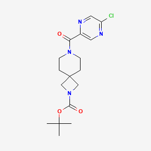 Tert-butyl 7-(5-chloropyrazine-2-carbonyl)-2,7-diazaspiro[3.5]nonane-2-carboxylate