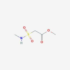 molecular formula C4H9NO4S B2890155 2-(N-甲基磺酰基)乙酸甲酯 CAS No. 291306-38-2