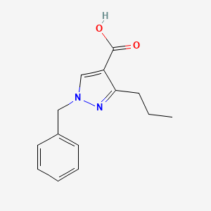 1-benzyl-3-propyl-1H-pyrazole-4-carboxylic acid