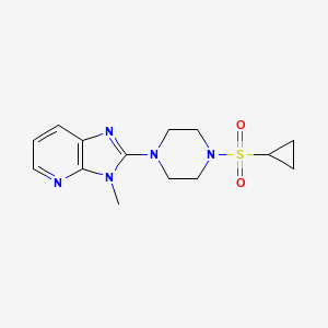 2-(4-Cyclopropylsulfonylpiperazin-1-yl)-3-methylimidazo[4,5-b]pyridine