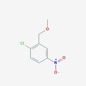 molecular formula C8H8ClNO3 B2890200 1-Chloro-2-(methoxymethyl)-4-nitrobenzene CAS No. 101513-52-4