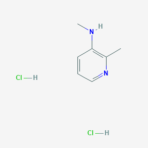 molecular formula C7H12Cl2N2 B2890201 N,2-Dimethylpyridin-3-amine dihydrochloride CAS No. 2228333-33-1