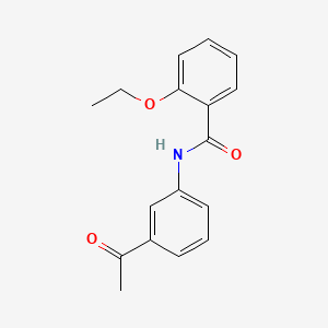 molecular formula C17H17NO3 B2890220 N-(3-乙酰苯基)-2-乙氧基苯甲酰胺 CAS No. 312588-72-0