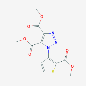 dimethyl 1-[2-(methoxycarbonyl)-3-thienyl]-1H-1,2,3-triazole-4,5-dicarboxylate