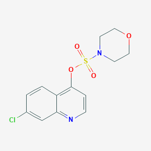 molecular formula C13H13ClN2O4S B289028 7-Chloro-4-quinolinyl 4-morpholinesulfonate 
