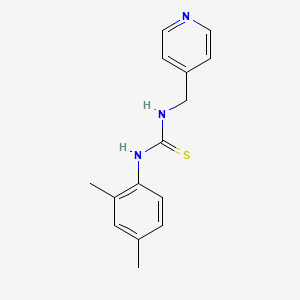 molecular formula C15H17N3S B2890310 1-(2,4-Dimethylphenyl)-3-(pyridin-4-ylmethyl)thiourea CAS No. 675105-16-5