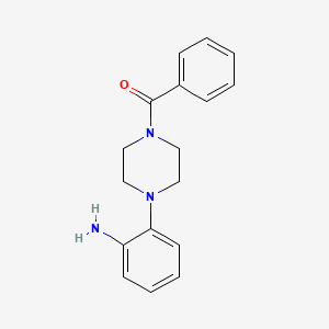 molecular formula C17H19N3O B2890316 [4-(2-氨基苯基)哌嗪-1-基](苯基)甲苯酮 CAS No. 93730-31-5