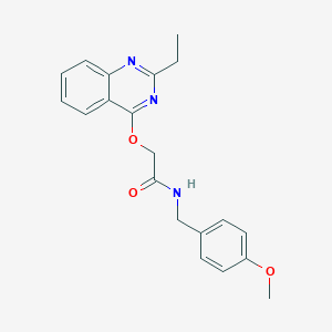 molecular formula C20H21N3O3 B2890356 7-(azepan-1-ylsulfonyl)-4-[(5-cyclopropyl-1,2,4-oxadiazol-3-yl)methyl]-6-methyl-2H-1,4-benzoxazin-3(4H)-one CAS No. 1115933-44-2