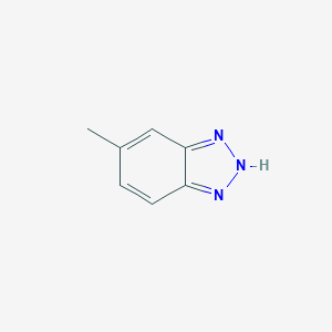 molecular formula C7H7N3 B028904 5-甲基-1H-苯并三唑 CAS No. 136-85-6