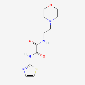 molecular formula C11H16N4O3S B2890422 N-(2-morpholin-4-ylethyl)-N'-(1,3-thiazol-2-yl)oxamide CAS No. 82514-45-2
