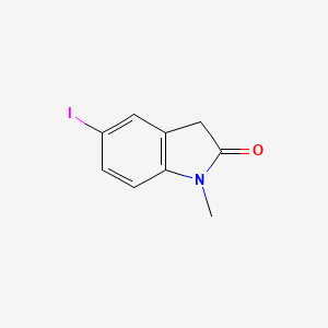 molecular formula C9H8INO B2890423 5-Iodo-1-methylindolin-2-one CAS No. 1332583-82-0