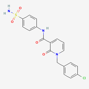 1-(4-chlorobenzyl)-2-oxo-N-(4-sulfamoylphenyl)-1,2-dihydropyridine-3-carboxamide