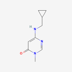 6-((cyclopropylmethyl)amino)-3-methylpyrimidin-4(3H)-one