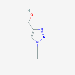molecular formula C7H13N3O B2890473 (1-tert-butyl-1H-1,2,3-triazol-4-yl)methanol CAS No. 942060-16-4