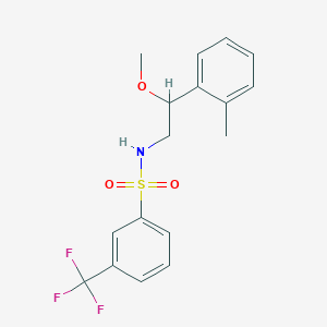 N-(2-methoxy-2-(o-tolyl)ethyl)-3-(trifluoromethyl)benzenesulfonamide