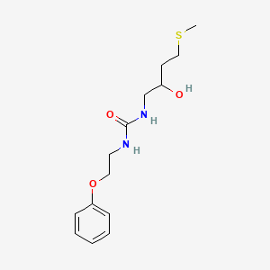 1-(2-Hydroxy-4-methylsulfanylbutyl)-3-(2-phenoxyethyl)urea