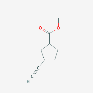 Methyl 3-ethynylcyclopentane-1-carboxylate