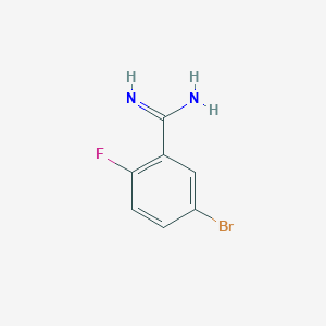 5-Bromo-2-fluoro-benzamidine