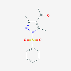 1-[3,5-dimethyl-1-(phenylsulfonyl)-1H-pyrazol-4-yl]ethanone