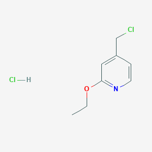 molecular formula C8H11Cl2NO B2890683 4-(氯甲基)-2-乙氧基吡啶盐酸盐 CAS No. 2138565-25-8
