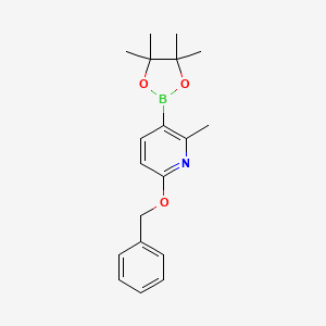6-(Benzyloxy)-2-methylpyridine-3-boronic acid, pinacol ester