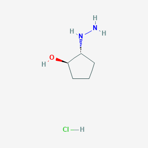 (1R,2R)-2-hydrazinylcyclopentan-1-ol hydrochloride