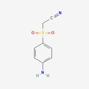 molecular formula C8H8N2O2S B2890718 2-(4-氨基苯磺酰基)乙腈 CAS No. 797036-00-1