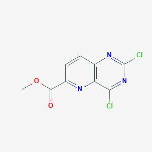 molecular formula C9H5Cl2N3O2 B2890757 Methyl 2,4-dichloropyrido[3,2-d]pyrimidine-6-carboxylate CAS No. 1956384-78-3