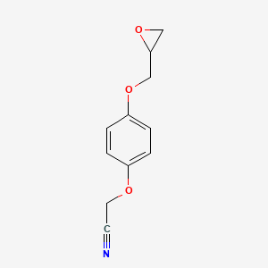 molecular formula C11H11NO3 B2890764 2-[4-(Oxiran-2-ylmethoxy)phenoxy]acetonitrile CAS No. 2408958-36-9