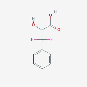 B2890791 3,3-Difluoro-2-hydroxy-3-phenylpropanoic acid CAS No. 762292-95-5