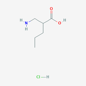 2-(Aminomethyl)pentanoic acid;hydrochloride