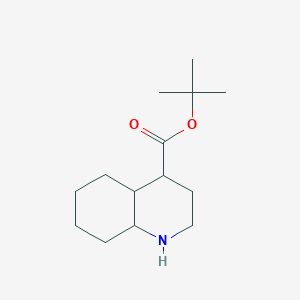 Tert-butyl 1,2,3,4,4a,5,6,7,8,8a-decahydroquinoline-4-carboxylate